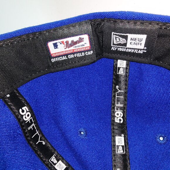 NWT New Era 59Fifty NY Mets 2015 World Series Baseball Cap Size 7 1/8 - Picture 8 of 8